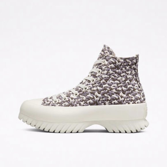 CONVERSE Chuck Taylor All Star Lugged 2.0 Jacquard Sand Dune Platform Sneakers - Picture 3 of 8